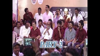 Live : திரைத்துறை சார்பில் : காவிரி போராட்டத்தில் நடிகர்கள் பங்கேற்பு | Full Video | Cauveri Issue