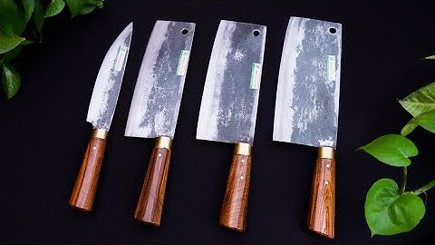 DAO PHÚC SEN,BỘ DAO  BẾP THÉP NHÍP CỰC SẮC _HÀNG CHUẨN CỦA HTX DAO  PHÚC SEN