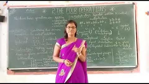Class 5 Mathematics chapter 2 The four operations by Ratnamala Mam