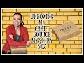 Unboxing a Mystery Box from My Craft Source! What&#39;s inside? #crafting