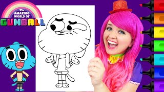 Coloring The Amazing World of Gumball | Markers