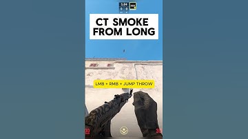 CS2 Dust 2 - CT Cross smoke from long. #csgo #cs2tips #cs2 #cs2gameplay