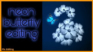 Special flower editing with Butterfly png | Snapseed PicsArt | #pixeditings screenshot 4