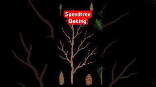 3D Foliage Workflow | SpeedTree Baking | #gameart #3d #speedtree #unrealengine5 #foliage