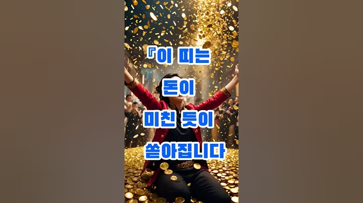 이 띠는 돈이 미친듯이 쏱아집니다