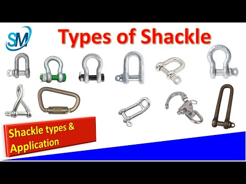 Shackles | Shackle Types | Types of Shackle & it's Application | Shackles used in Industry