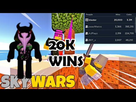 20,000 wins (Roblox Skywars)