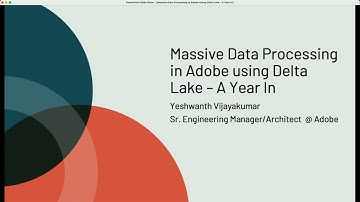 Massive Data Processing in Adobe Using Delta Lake: One Year In