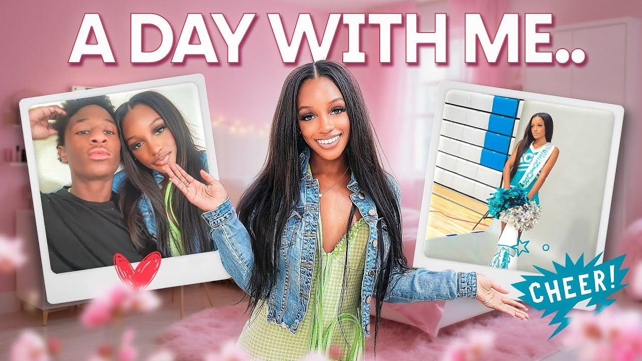 Spend the Day With Me! 💕 Date With My Boyfriend + Cheerleading Pics 📸