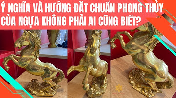 ý nghĩa phong thủy mà tượng ngựa mạ vàng đem lại cho gia chủ không phải ai cũng biết ???