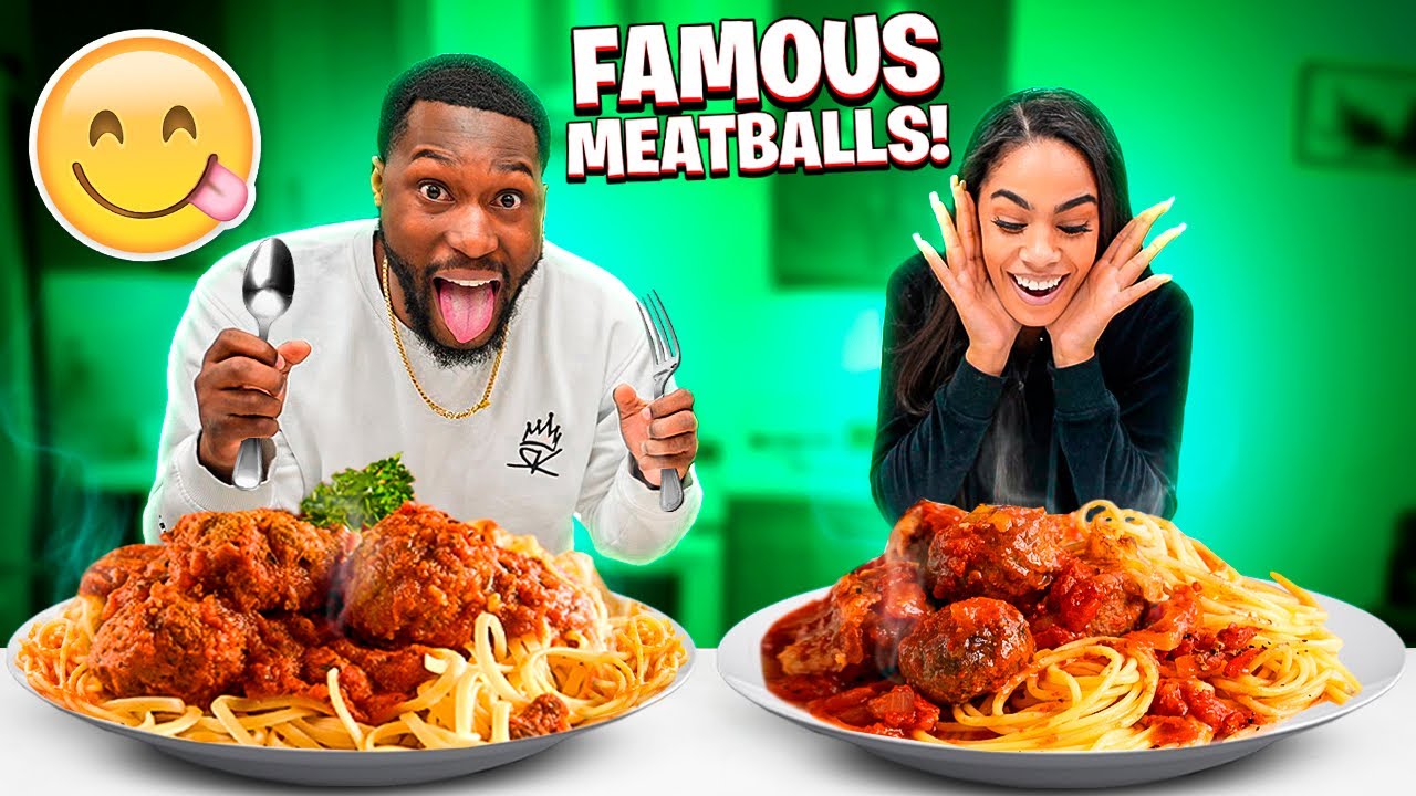 Teaching My Girlfriend How To Make My FAMOUS Spaghetti & Meatballs!|COOKING WITH KRISTEN AND REAFE|