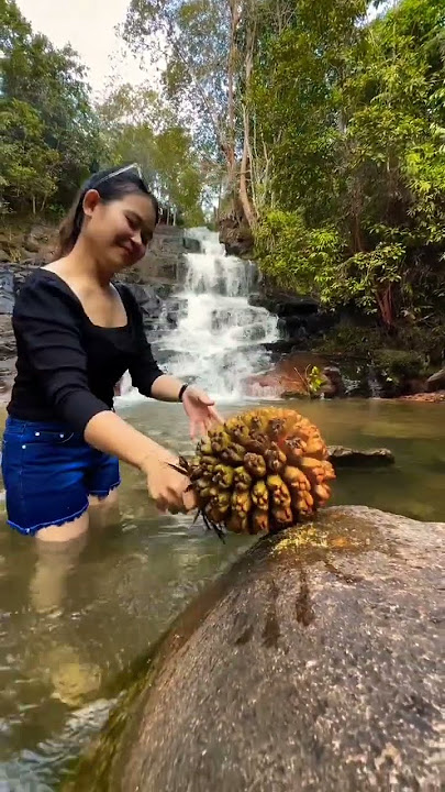 suasana di sungai di pegunungan sanga adem sejuk #fypシ゚viral #fishing
