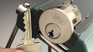 [514] Yimeijia Mortise Cylinder (13 Pins in 3 Rows!) Picked and Gutted