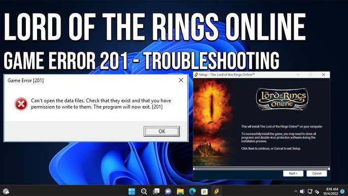 The Lord of the Rings Online 37.2 - Download for PC Free