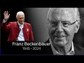 Franz beckenbauer est mort la lgende du football allemand navait que 78 ans