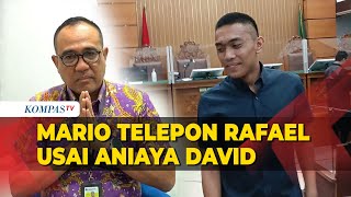 Mario Dandy Teleponan dengan Rafael Alun Usai Aniaya David