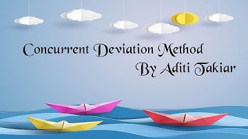 Concurrent Deviation Method of Correlation for B.Com, BBA Students