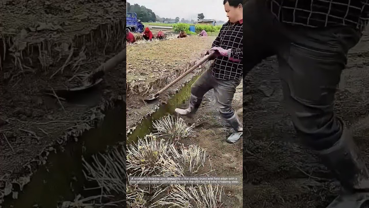 Rebuilding Rice Bunds for Tight Water Control