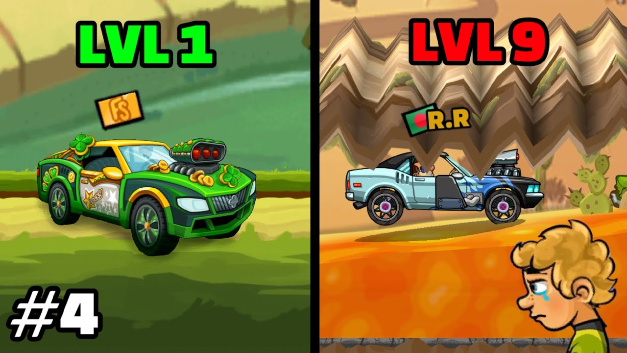 9 EASY TO IMPOSSIBLE MAP 😕 EP 4 | Random Maps | Hill Climb Racing 2