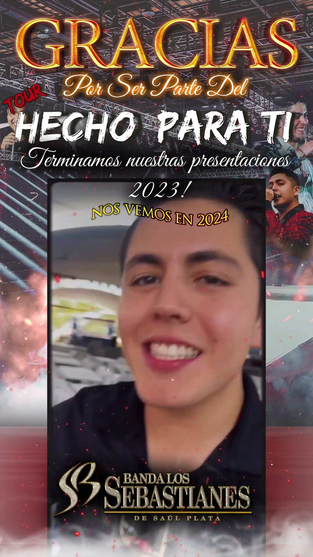 Gracias por vivir el #TourHechoParaTi 2023 #Shorts #Sebastianes