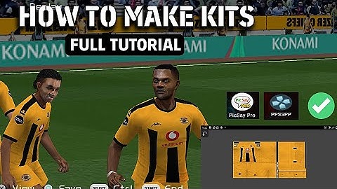 Watch what we do in making kits for pes ppsspp game #master_pes