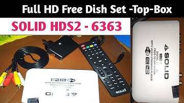 Solid HDS2 -6363 Full HD set top box with new futures#settopbox