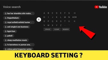 All Android Tv || Keyboard Settings | Gboard in android Led
