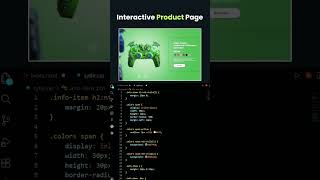 Build an Interactive Product Page | HTML CSS JavaScript Tutorial