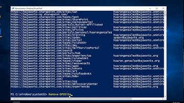 Como configurar el Shell de Administración de SharePoint Online para conectarse con PowerShell