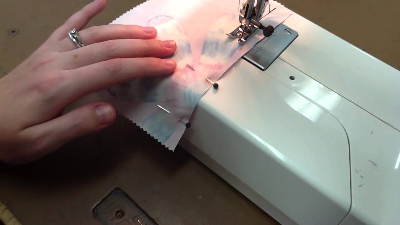 How to Sew a Basic Seam on a Machine YouTube