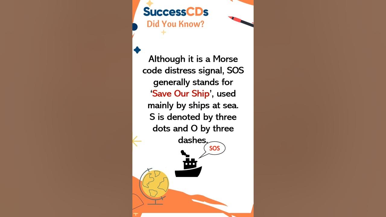 What does SOS stand for? All About SOS Update your General Knowledge