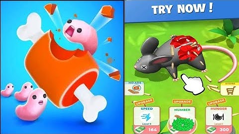 Idle Maggots 🐈🐀🪳Gameplay Walkthrough Android ios All Levels