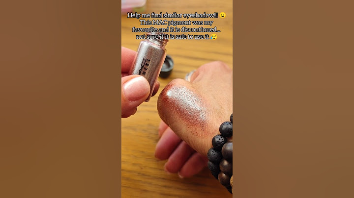 Any Dupe For Discountinued Mac Pigment?🤔 #maccosmetics #dupes #eyeshadow #maceyeshadow #over40makeup