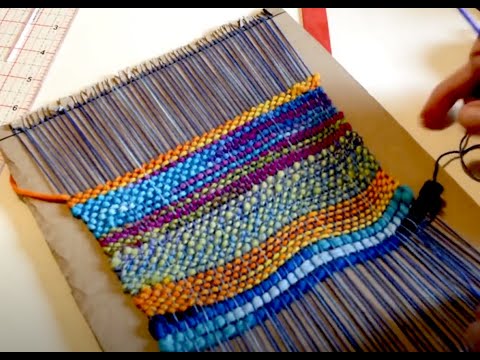 Weaving with kids 