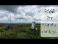 RSGB 3rd Backpackers contest  2021 2m 144mhz IC-705