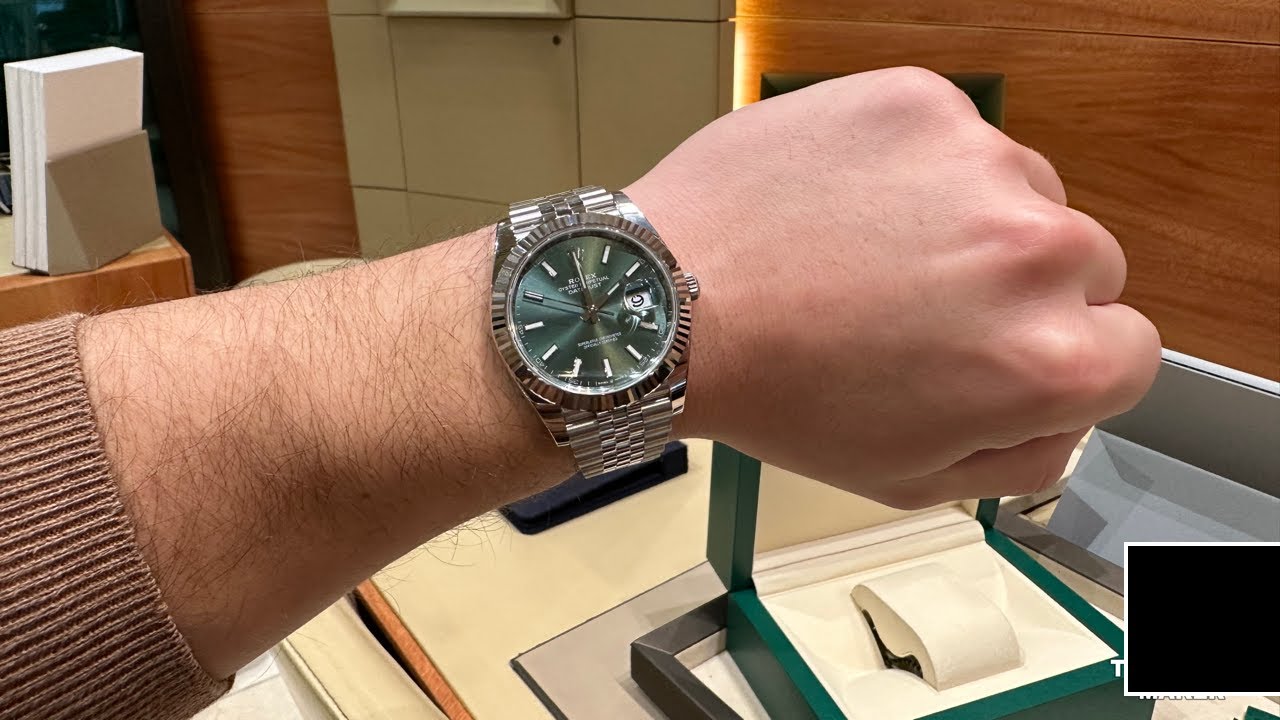 Buying A New Rolex Datejust, 41Mm Mint Green Dial, From The Rolex  Authorised Dealer - Ref 126334 - Youtube