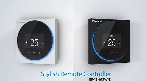 Daikin Stylish Remote Controller: BRC1H63W(K)[DAIKIN]