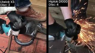 Hiplok D1000 vs Litelok X3: Angle Grinder Test