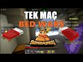 SOLO AMA TEK MAÇ | Minecraft : BED WARS