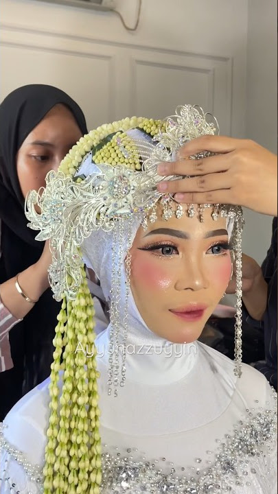 Before after makeup pengantin Ayyunazzuyyin