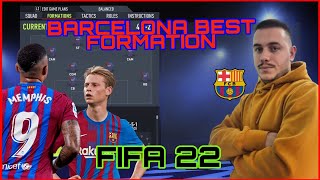 BARCELONA - BEST FORMATION, CUSTOM TACTICS & PLAYER INSTRUCTIONS FIFA 22