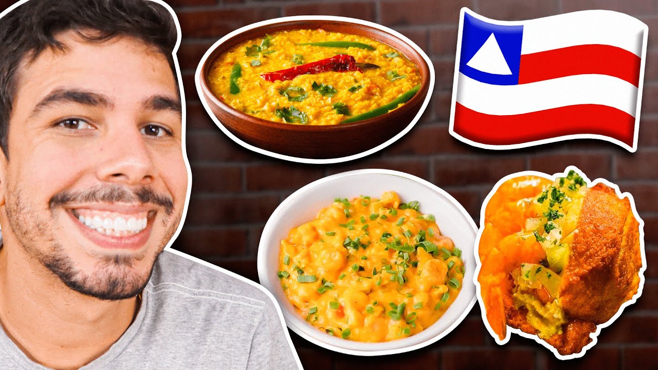 Experimentando Comidas do Brasil (Bahia)