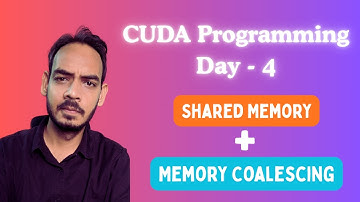 CUDA Programming Day 4: Shared Memory + Memory Coalescing | Blockwise Prefix Sum Algorithm