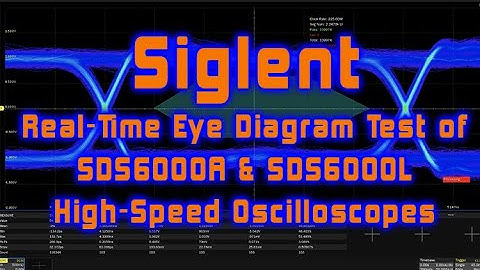 SIGLENT - Real Time Eye Diagram Test of SDS6000A & SDS6000L High Speed Oscilloscopes
