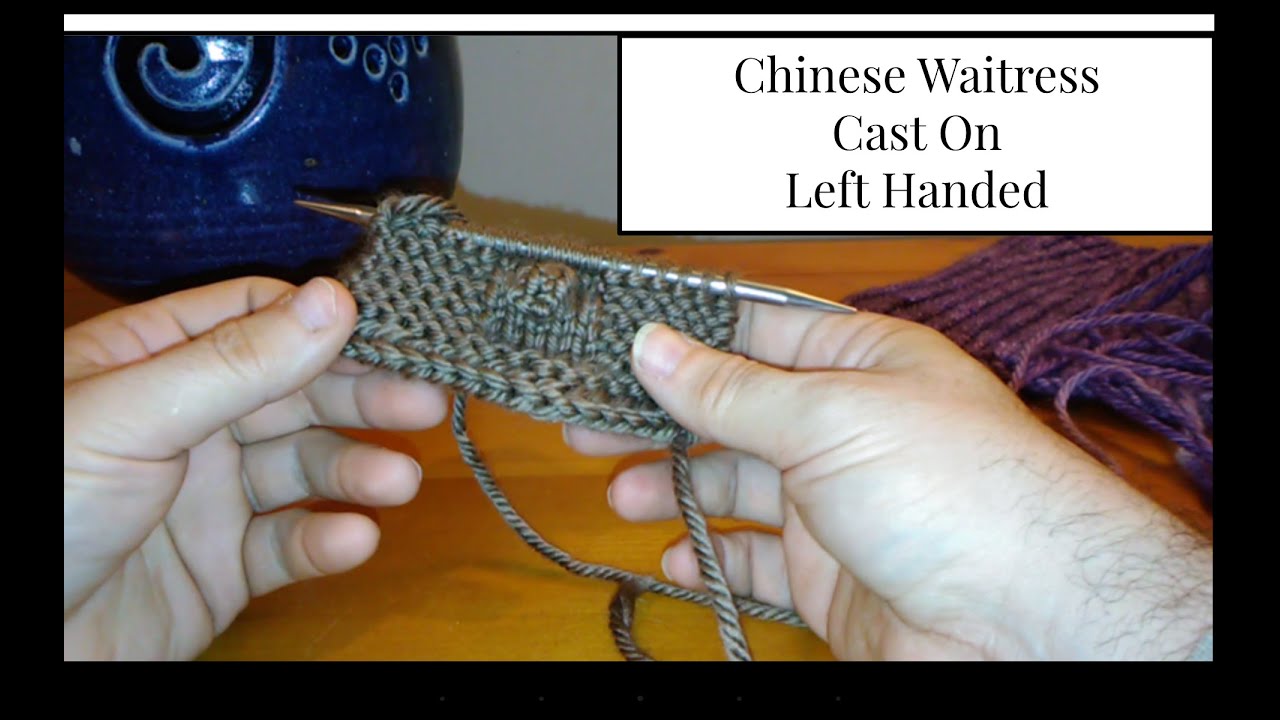How to cast on knit stitches using a crochet hook 
