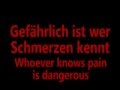 Feuer Frei - Rammstein Lyrics and English Translation.flv