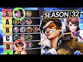 NEW UPDATED Tier List  for ALL ROLES in Season 32 - BEST HEROES RIGHT NOW - Overwatch Guide
