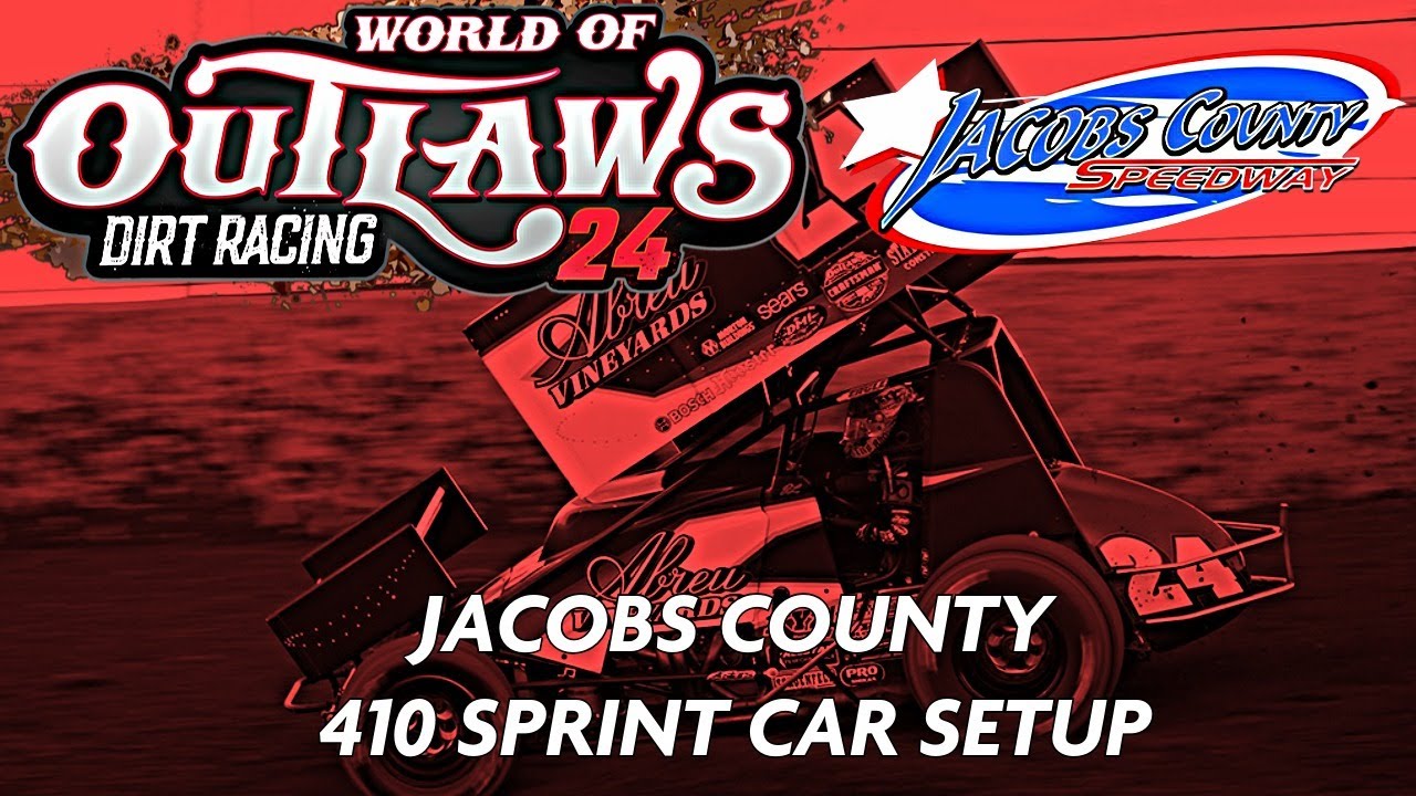 Jacobs County Custom setup for the 410 Sprints World of Outlaws Dirt Racing 24