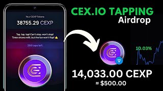 Cex.io Power Tap Airdrop - How To Withdraw CEXP Token To TON Wallet ?