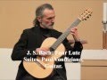 J.S.Bach: Four Lute Suites. Paul Vondiziano, Guitar.